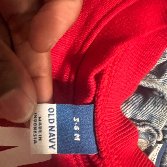 SET of Old Navy sweatshirt and matching Jeans Size 3-6 months so cute! - Picture 6 of 10